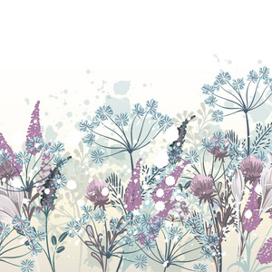 花卉鄉(xiāng)村 矢量設(shè)計中的田園詩篇